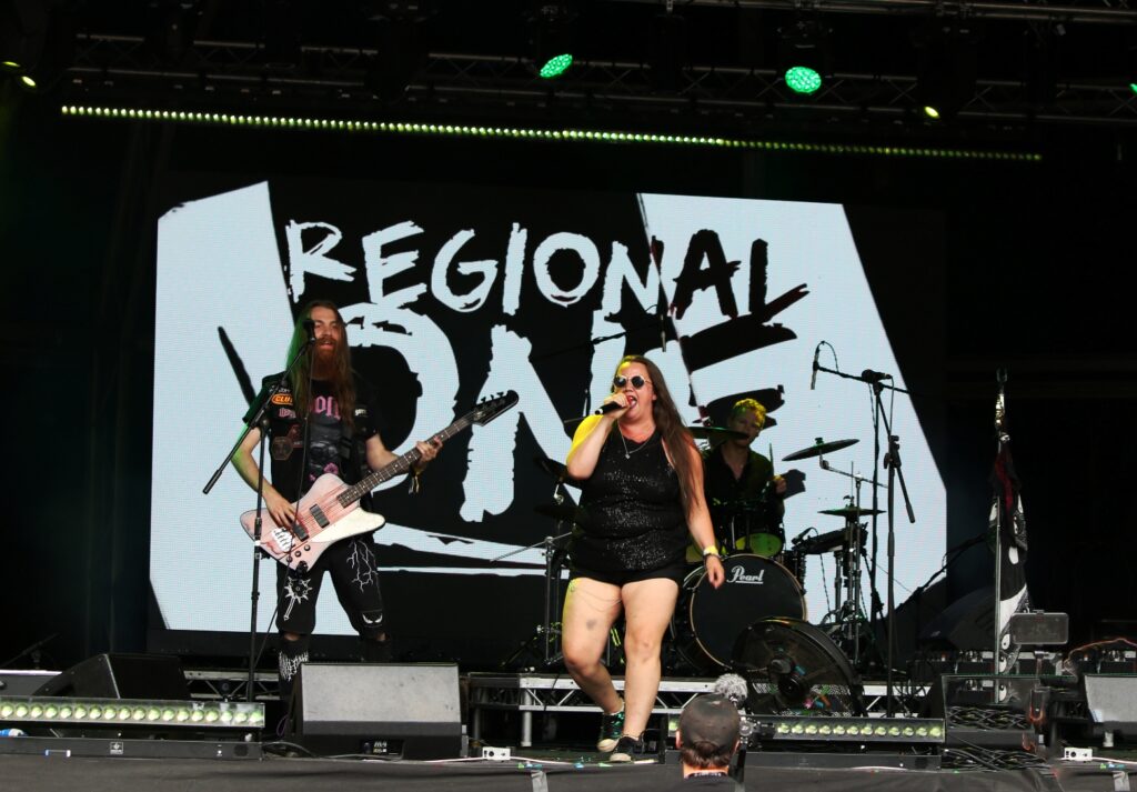 Dielle performs with Regional One at Pompey Summer Sounds - July 2026 at Portsmouth Guildhall Square